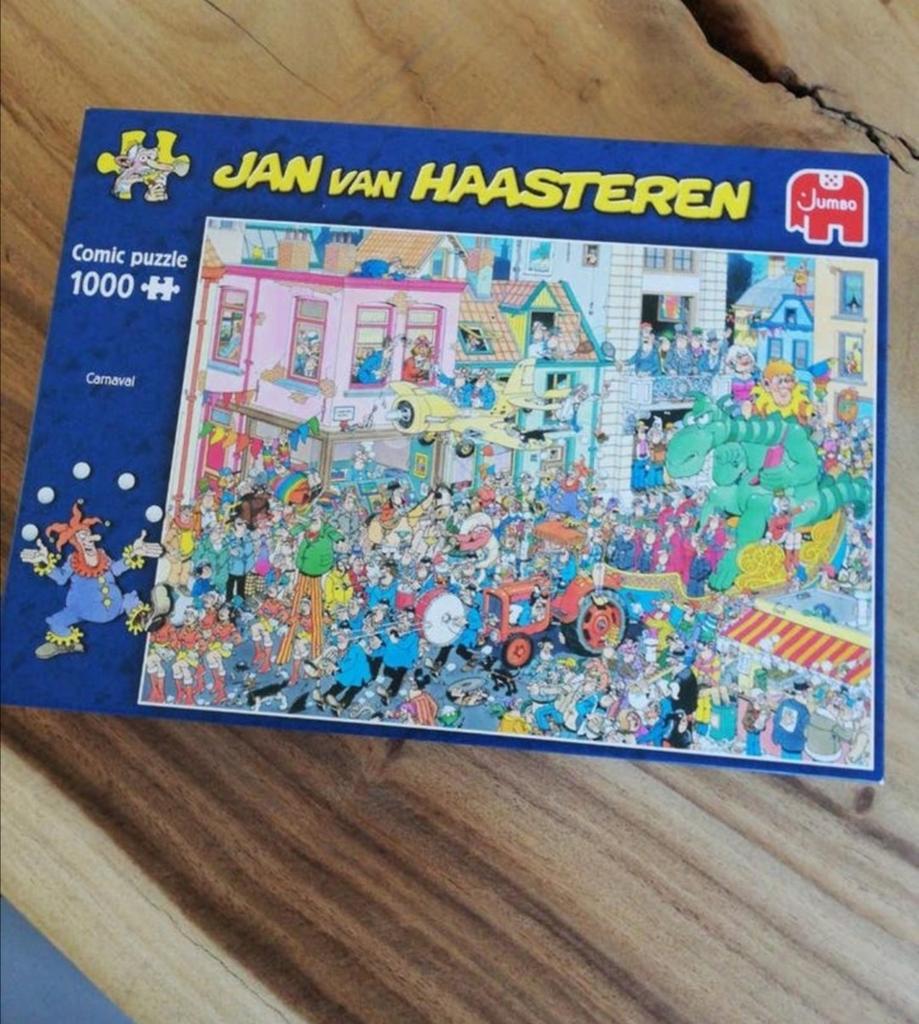 Van Haasteren puzzel Carnaval, 1000 stukjes, Ophalen of Verzenden, 500 t/m 1500 stukjes, Zo goed als nieuw, Legpuzzel