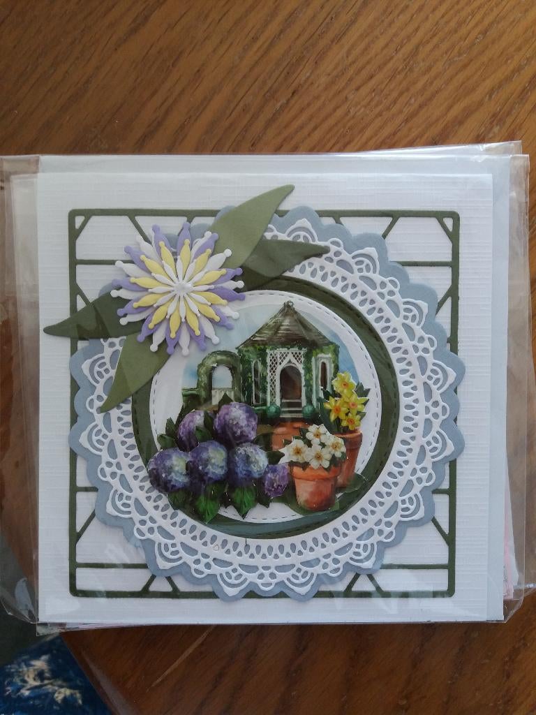 Blanko kaartje met prieel. no. 2256, Ophalen of Verzenden, Nieuw, Overige thema's