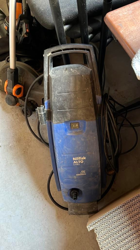 Nilfisk Alto c110.2 hogedrukreiniger, Ophalen, Gebruikt, Elektrisch, Met autostop en -start