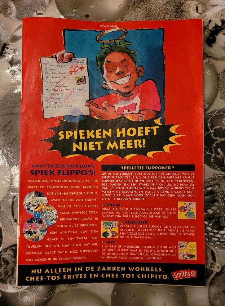 Spiek flippo advertentie, verzamel item, Verzamelen, Flippo's, Overige typen, Spiek, Ophalen of Verzenden