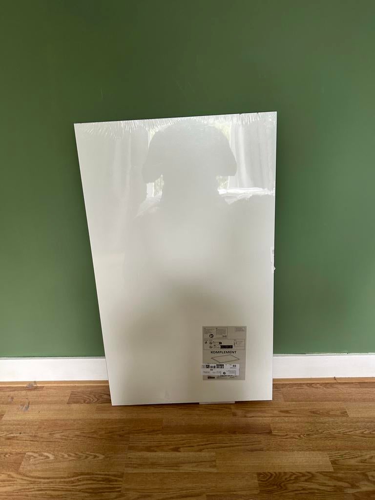 2 IKEA Komplement Pax kast plank 100 x 58 cm, 100 tot 150 cm, Nieuw, Minder dan 25 cm, Met deur(en)