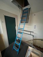 Vlizotrap/zoldertrap staal Wellhöfer, Doe-het-zelf en Verbouw, Ladders en Trappen, Gebruikt, Trap, Ophalen of Verzenden, Opvouwbaar of Inschuifbaar