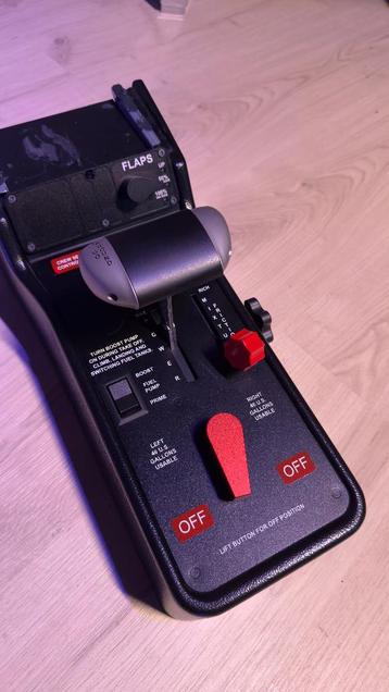 Flightsimulator avionics en bediening.