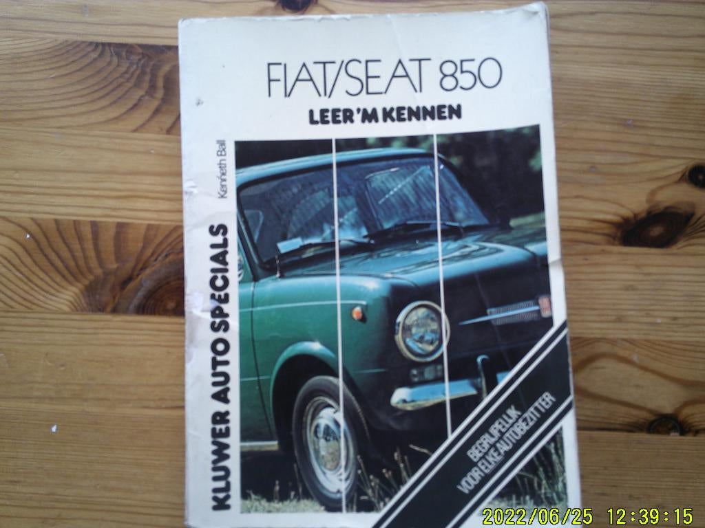 Kluwer Fiat 850 werkplaatshandboek, Boeken, Ophalen of Verzenden, Gelezen, Overige merken