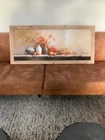 Schilderij stilleven appels 130x60, Ophalen, Zo goed als nieuw, Schilderij, 75 cm of meer