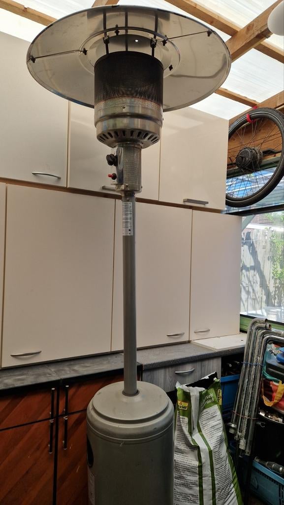Terrasverwarmer op gas - ideaal voor buiten, Tuin en Terras, Terrasverwarmers, Ophalen, Gebruikt, Gas, Vloer