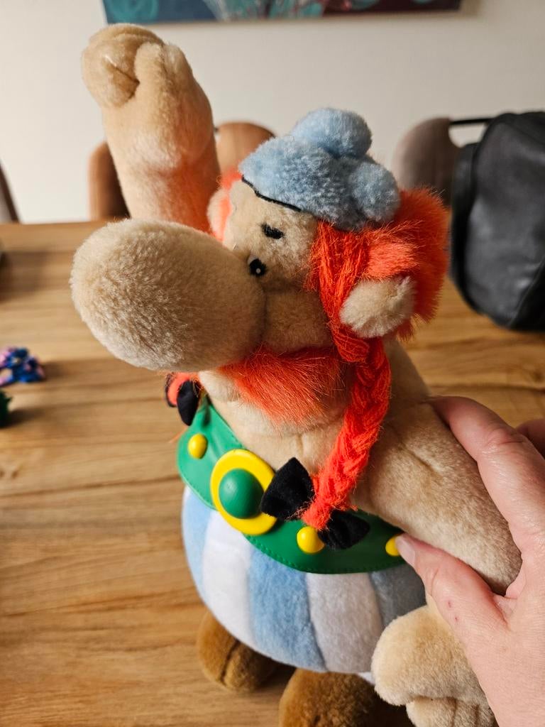 Pluche Obelix knuffel - 46 cm hoog, Kinderen en Baby's, Speelgoed | Knuffels en Pluche, Ophalen of Verzenden, Gebruikt, Overige typen