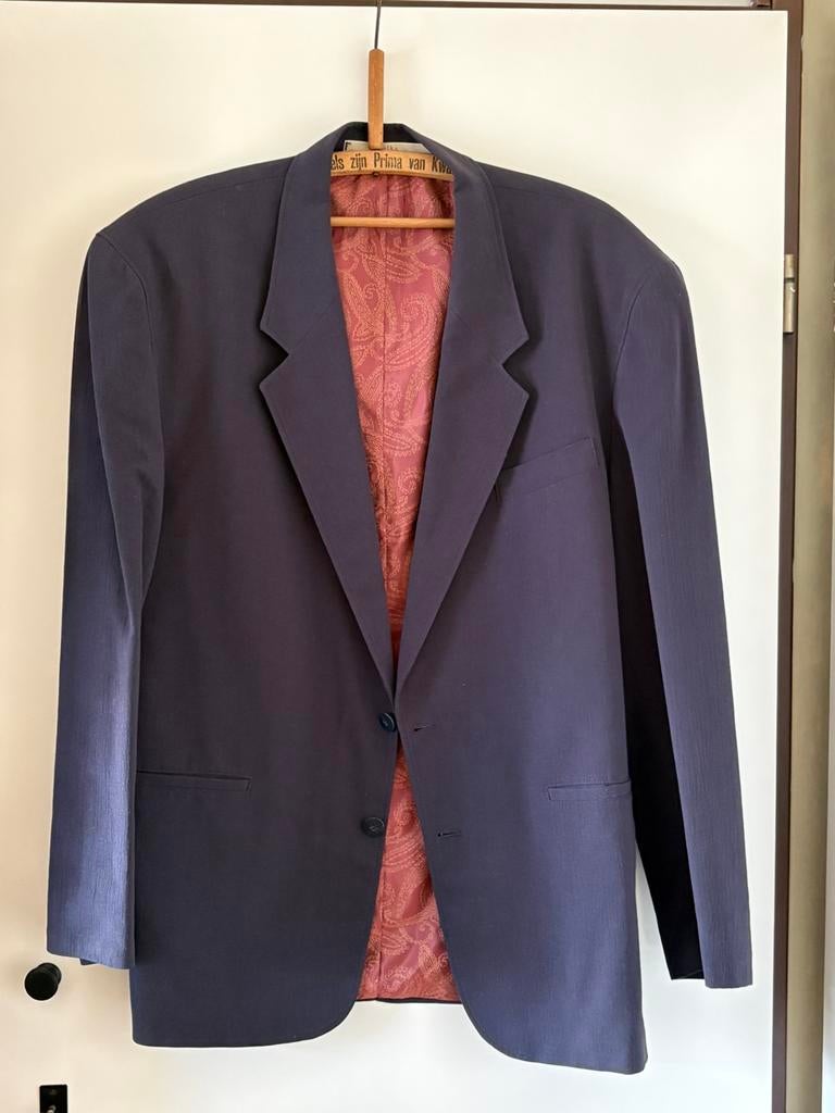 Nette mooie Colbert merk Melka, Ophalen, Zo goed als nieuw, Maat 52/54 (L), Blauw