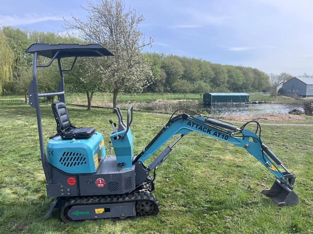 mini kraan, Ophalen, Graafmachine