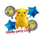 Pokemon 7 delige set ballonnen nr P536, Ophalen of Verzenden, Nieuw, Versiering, Verjaardag