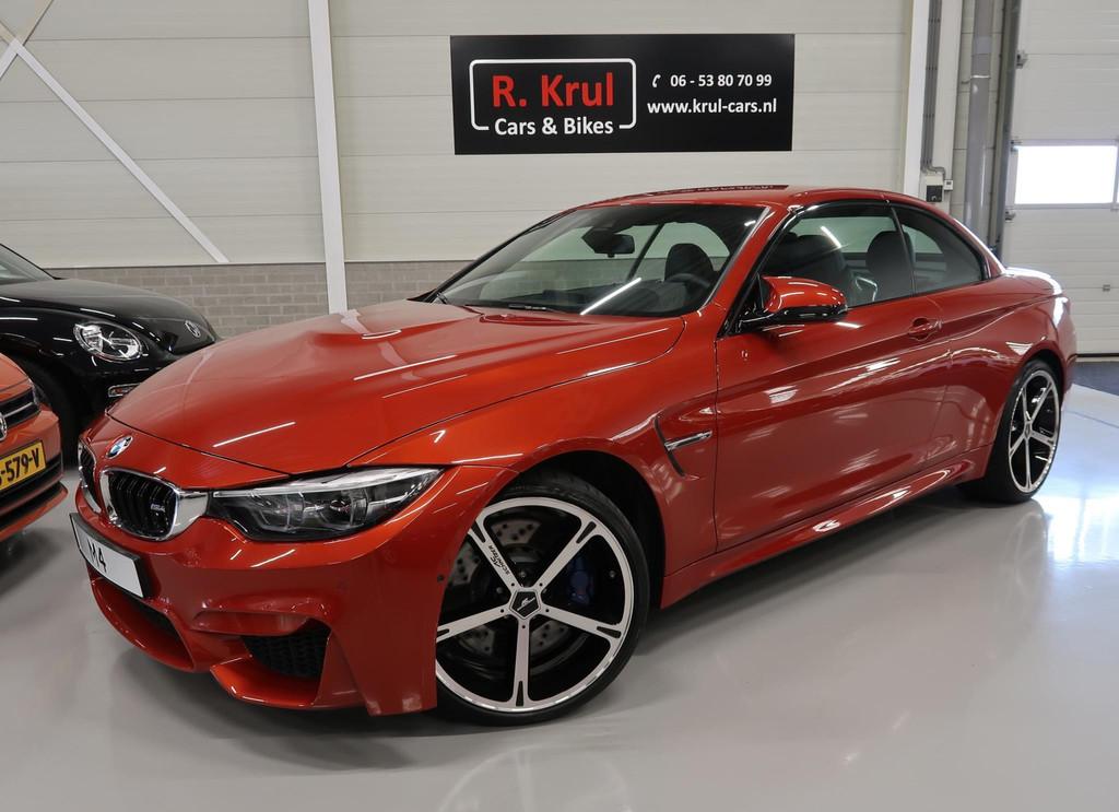 BMW 4-serie Cabrio M4 Sakhir Orange BTW auto 20 inch AC Schn, Auto's, Automaat, Achterwielaandrijving, Cabriolet, 4 stoelen
