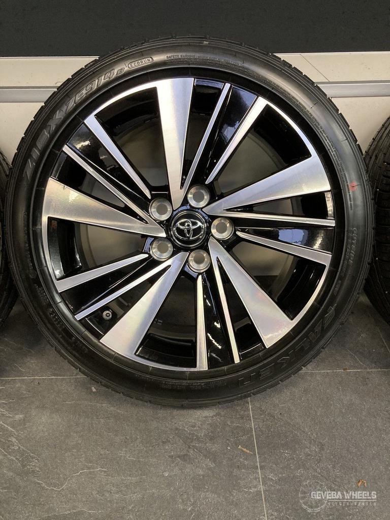 17” originele Toyota Corolla velgen + banden 5x114.3 9157-7, Auto-onderdelen, Banden en Velgen, Gebruikt, -, -, Banden en Velgen