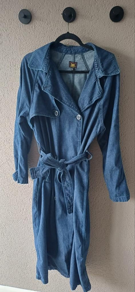 Lee Denim Trenchcoat Maat L, Kleding | Dames, Jassen | Zomer, Blauw, Maat 42/44 (L), Ophalen of Verzenden, Lee