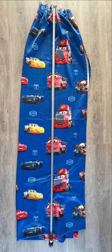 Gordijnen Disney Cars, Zo goed als nieuw, 200 cm of meer, Blauw, 50 tot 100 cm
