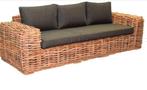 Rotan tuinbank groot, Tuin en Terras, Tuinbanken, Ophalen, Zo goed als nieuw, Rotan