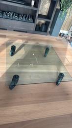 Salontafel glas 120x120, Huis en Inrichting, Tafels | Salontafels, Ophalen of Verzenden, Zo goed als nieuw