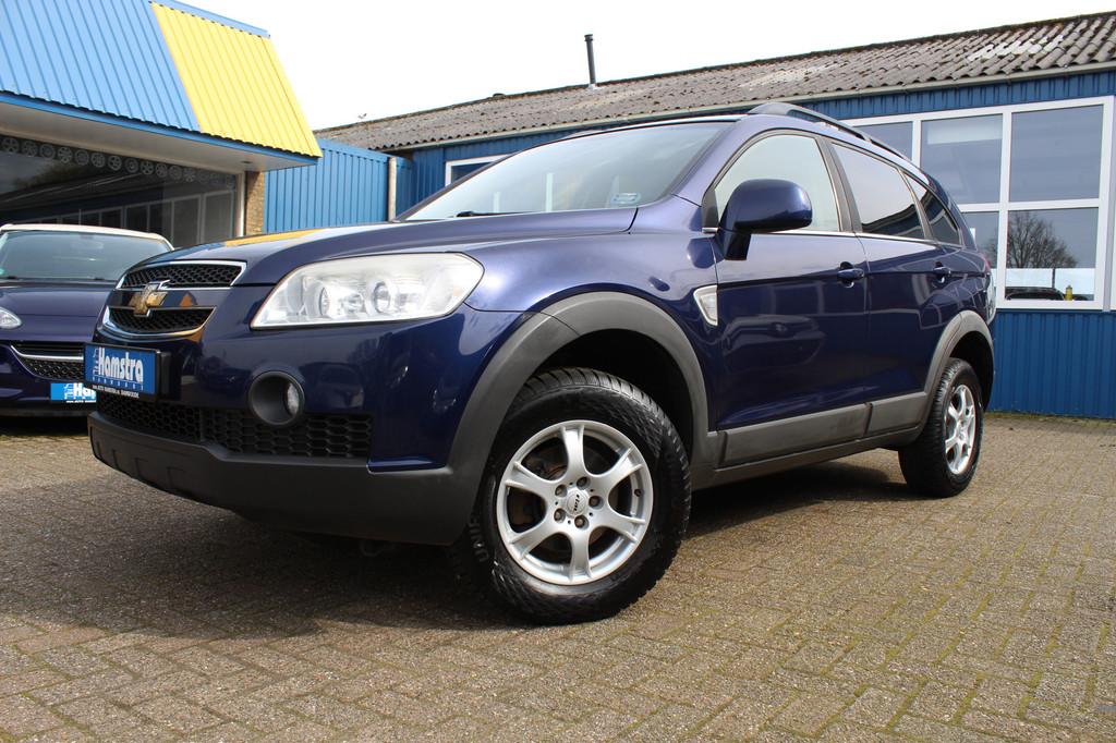 Chevrolet Captiva 2.4i "Shadow" Cruise - Half leder - 7 Pers, Auto's, Chevrolet, Voorwielaandrijving, 136 pk, Gebruikt, Zwart