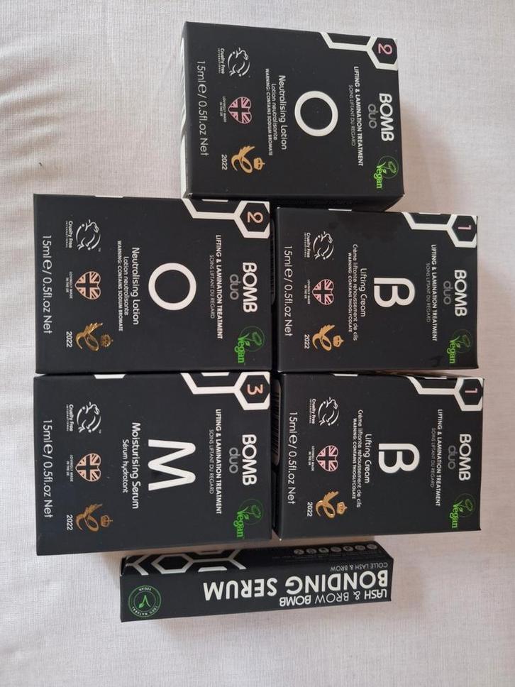 Bomb Duo Lash & Brow Lift Kit, Sieraden, Tassen en Uiterlijk, Uiterlijk | Cosmetica en Make-up, Nieuw, Ogen, Zwart, Ophalen of Verzenden