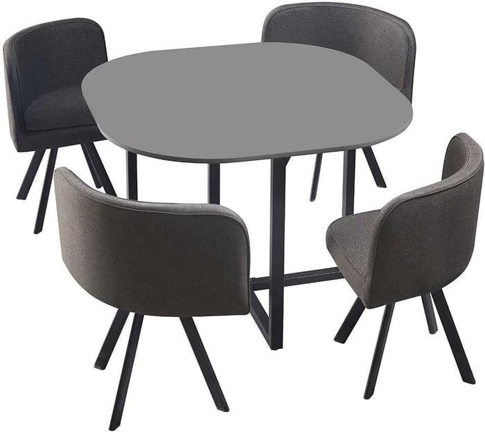 Nieuwe Eethoek Eva 1x1 meter - Ongeopend in doos, Ophalen, Nieuw, Modern, 4 tot 6 stoelen
