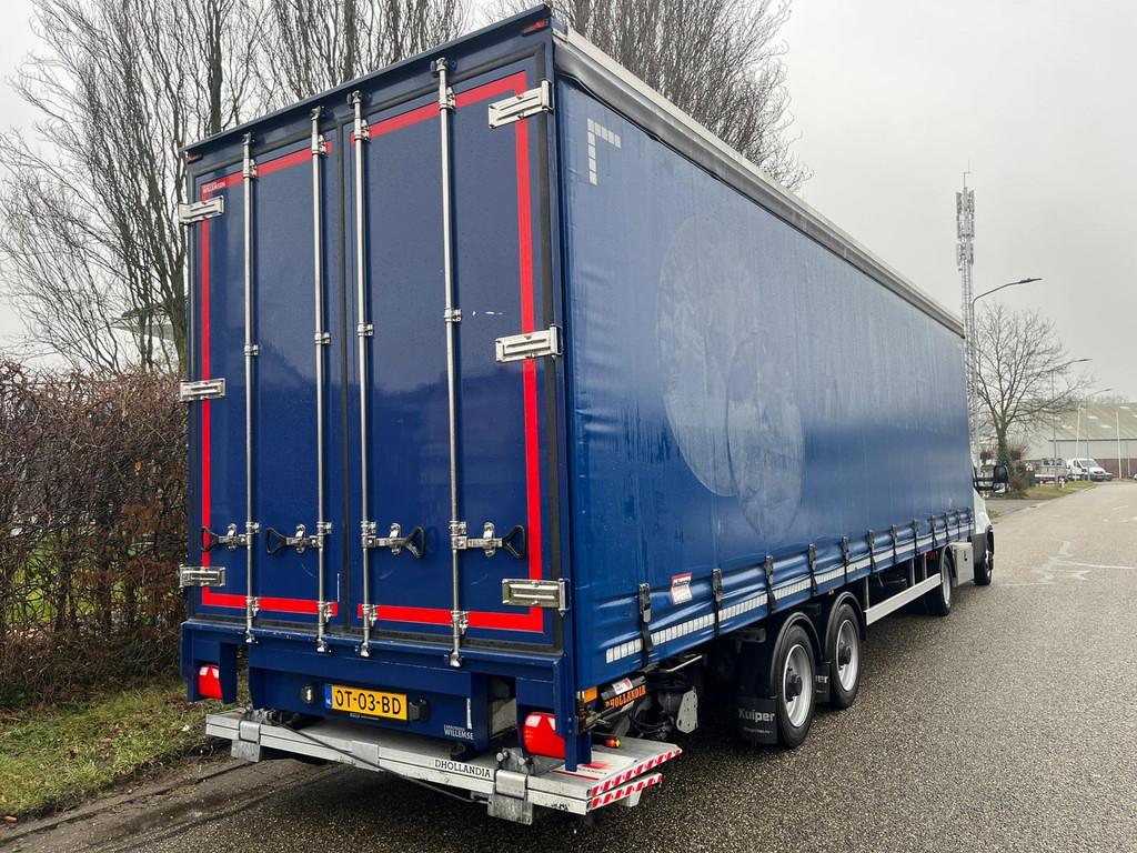 Kuiper BE oplegger 9T , Schuifzeil , laadklep , 2021 ,, Overige brandstoffen, Origineel Nederlands, Bedrijf, Aanhangers en Opleggers