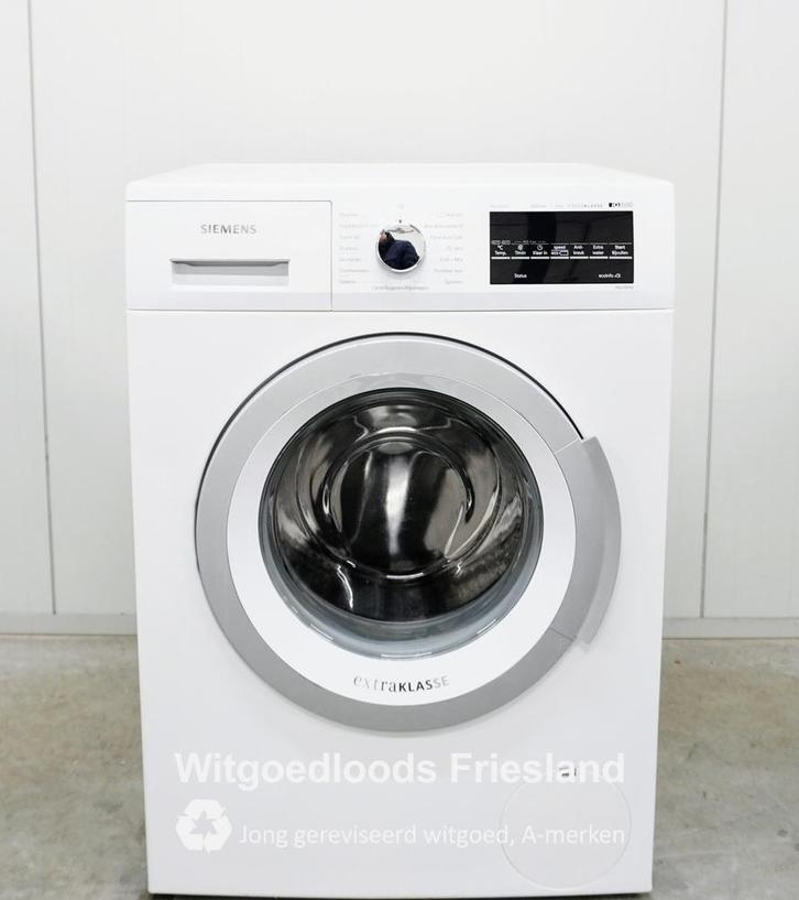 Siemens IQ500 8 KG wasmachine A+++ 1JaarGarantie Witgoedlood, Witgoed en Apparatuur, Wasmachines, Zo goed als nieuw, Voorlader