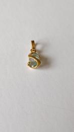 Oude gouden hanger Topaas, 18 krt, Verzenden, Goud, Hanger, Met edelsteen