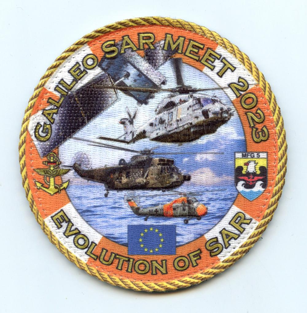 Duitse marine patch MFG5 SAR Meet 2023 NH-90 Seaking velcro, Verzamelen, Militaria | Algemeen, Ophalen of Verzenden, Marine, Duitsland