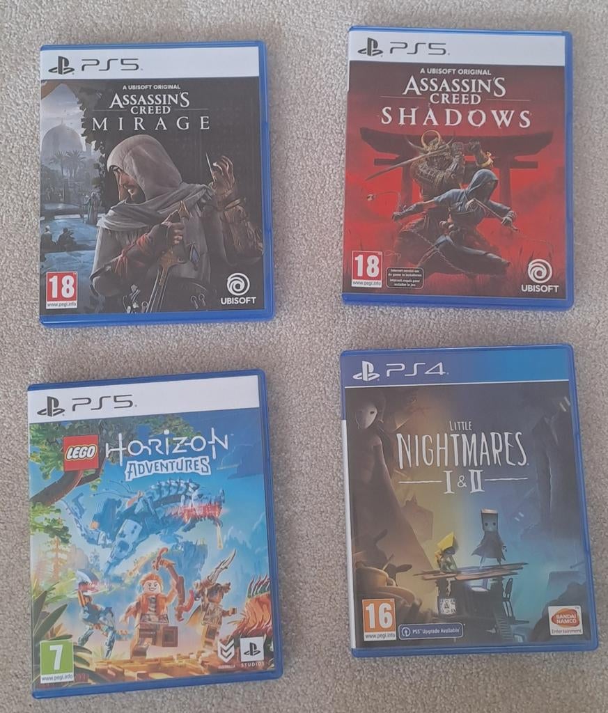 PS4 / PS5 Gamebundel (5 spellen), Spelcomputers en Games, Games | Sony PlayStation 5, Ophalen, Zo goed als nieuw