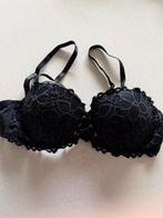 Zwarte kanten bh met vetersluiting - Nieuw BODYFLIRT, Ophalen of Verzenden, Zwart, BH