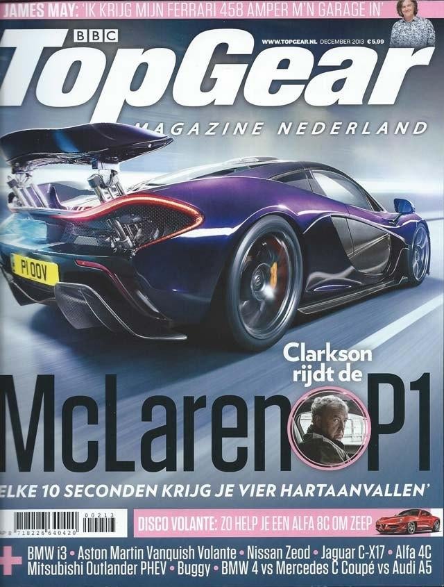 Topgear 102 2013 ( NL ) : BMW i3 - McLaren P1 - Bruce Meyers, Ophalen of Verzenden, Gelezen, Algemeen