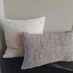 Set beige en bruin chenille zachte nieuwe kussens japandi, Ophalen, Beige, Nieuw, X