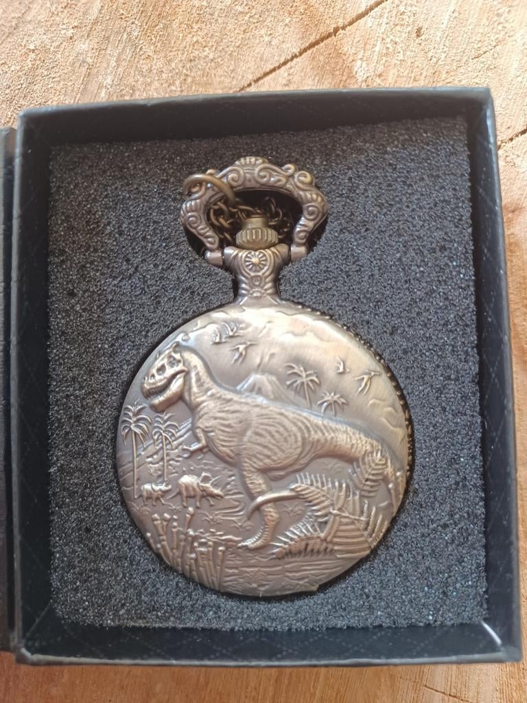 Jurassic Park Zakhorloge - Uniek Design met Dinosaurus, Sieraden, Tassen en Uiterlijk, Horloges | Heren, Ophalen of Verzenden