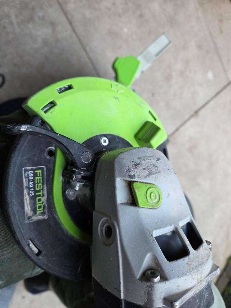 Festool AG 125-14 DE Slijptol met DSG-AG 125 Saneerfrees, Ophalen of Verzenden, Gebruikt, 1000 watt of meer, Haakse handslijpmachine