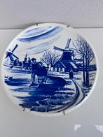 delfts blauw bord ( Winter schaatsen ), Ophalen of Verzenden