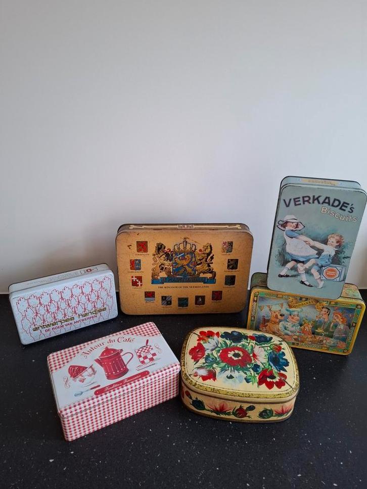 Diverse koekblikken, Verzamelen, Blikken, Gebruikt, Overige, Ophalen of Verzenden