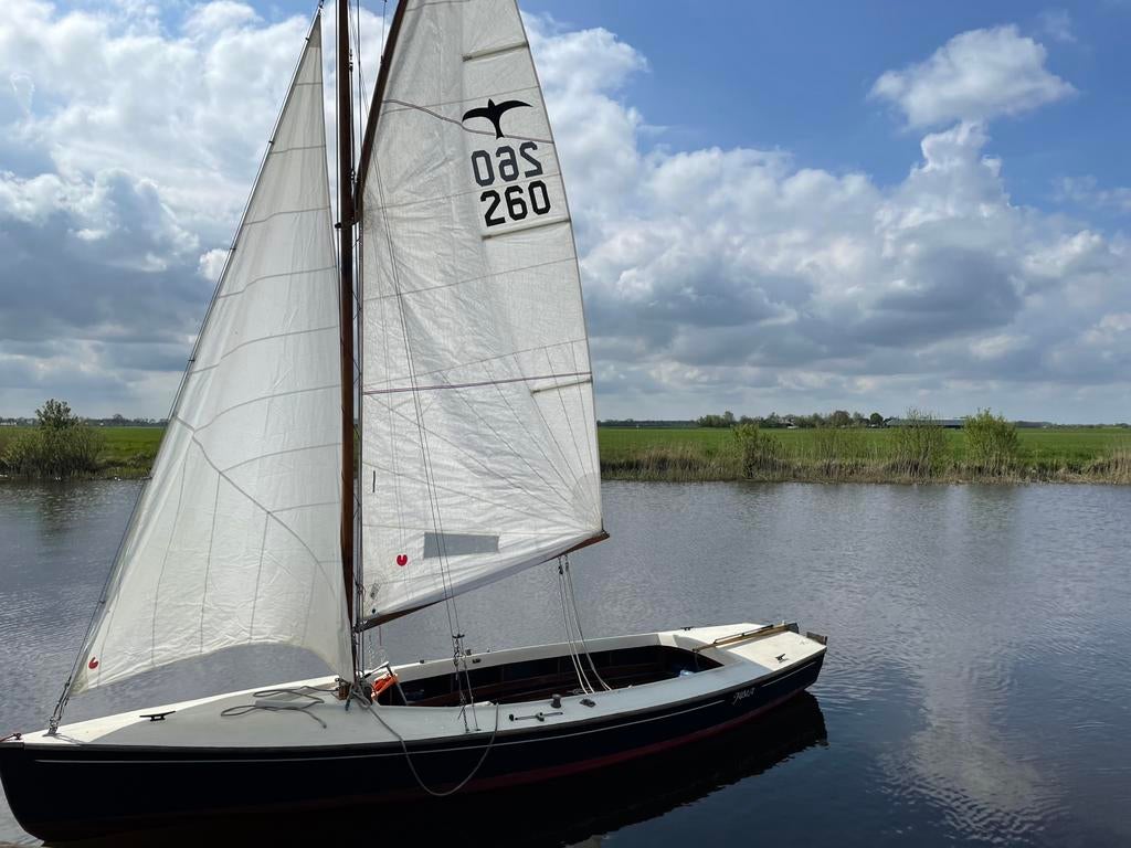 Valk + trailer + buitenboordmotor, Watersport en Boten, Zeilen en Zeiltoebehoren, Ophalen, Zo goed als nieuw, Minder dan 15 m²