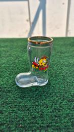Vintage Meli Park shotglaasje in laarsvorm - Plopsaland, Ophalen of Verzenden