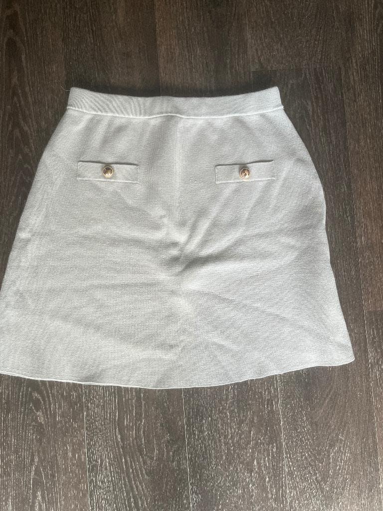 Grijsblauwe rok h&m, Maat 38/40 (M), H&M, Nieuw, Ophalen of Verzenden