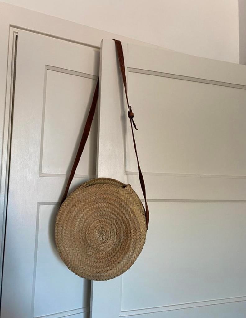 Rieten schoudertas, Ophalen of Verzenden, Gebruikt