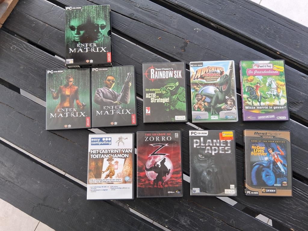 PC CD ROM COMPUTERSPELLETJES, Alle leeftijden, Ophalen, Zo goed als nieuw