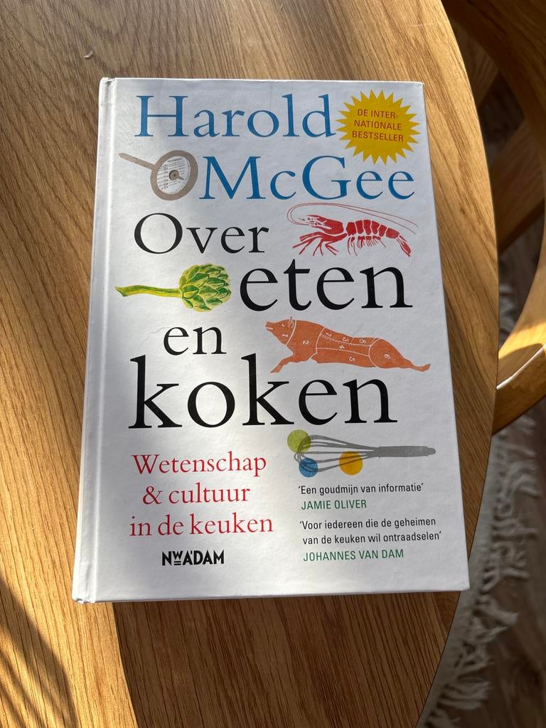 Harold McGee Over eten en koken: Wetenschap & cultuur, Boeken, Overige typen, Nieuw, Ophalen of Verzenden, Gezond koken