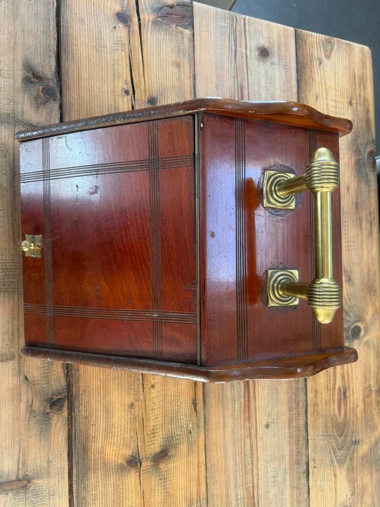 Antieke kolenkit met messing schep, Ophalen of Verzenden