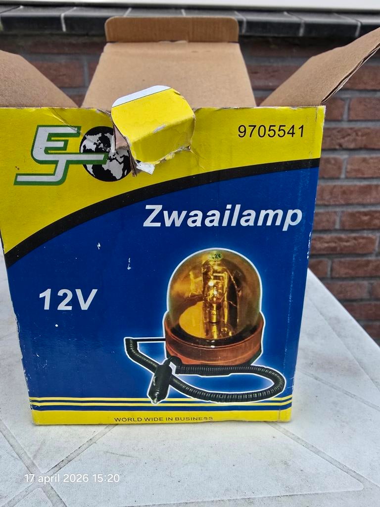 Zwaailamp 12V - Nieuw in doos, Ophalen of Verzenden, Nieuw, Universele onderdelen