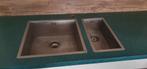 Dubbele spoelbak aanrechtblad kunstof, Ophalen of Verzenden, Enkelwandige keuken