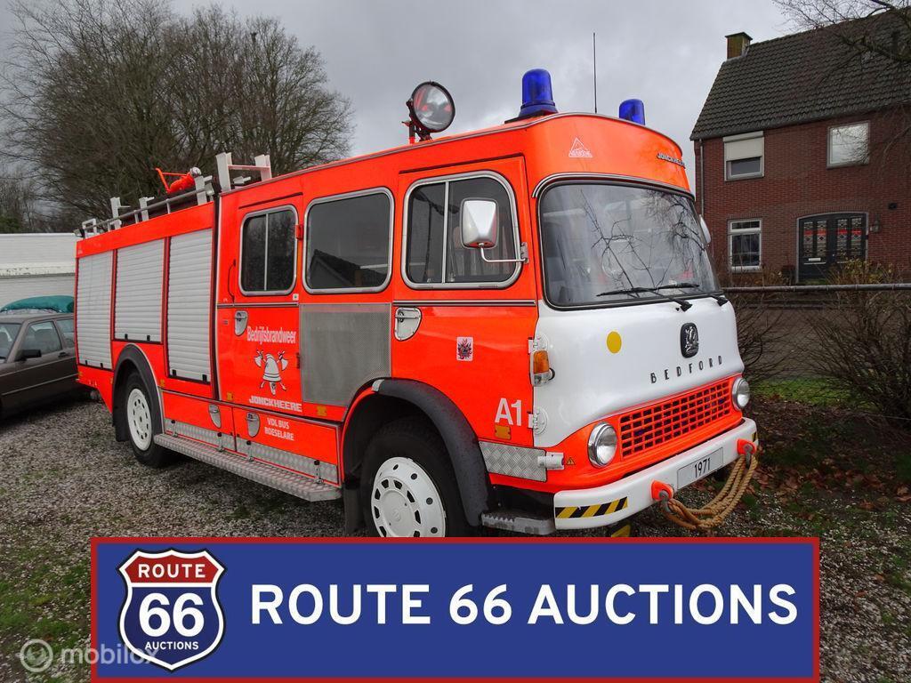 Bedford Fire Truck | 1970 | Route 66 Auctions, Overige merken, Overige carrosserieën, Zwart, Bedrijf