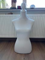 Witte paspop/buste voor kledingpresentatie, Ophalen, Zo goed als nieuw, Overige materialen, Volwassenen