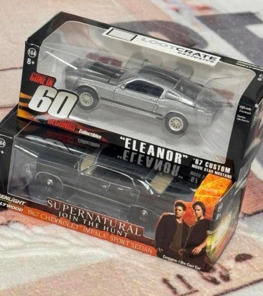 Supernatural 1967 Chevrolet Impala & Ford Mustang Eleanor, Auto, Nieuw, Ophalen of Verzenden, H