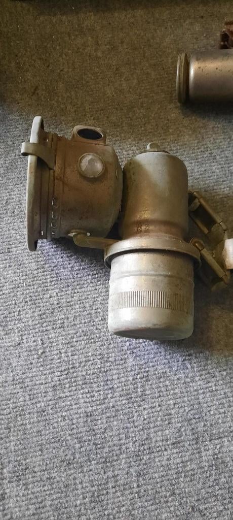 3 carbid lampen, Ophalen of Verzenden