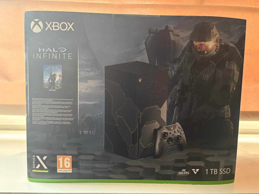 Xbox Series X Halo Infinite Limited Edition - Zo goed als ni, Spelcomputers en Games, Spelcomputers | Xbox Series X en S, Ophalen