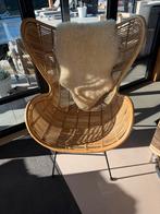 HKliving Egg Chair Rotan - Gebruikt, Ophalen, Gebruikt, Bruin, Riet of Rotan